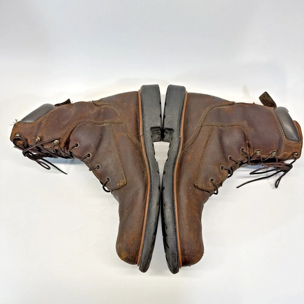 Red Wing 400 Boots Mens Size 10.5 B Narrow Brown Soft Toe Waterproof